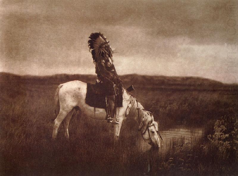 Edward Sherrif Curtis An Oasis in the Badlands china oil painting image